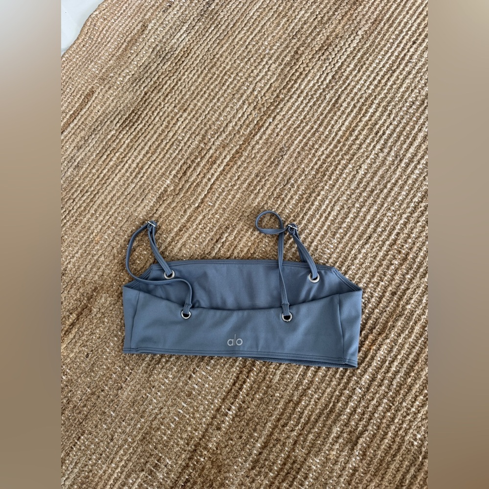 ALO Gray Sports Bra Top - Picture 2 of 2